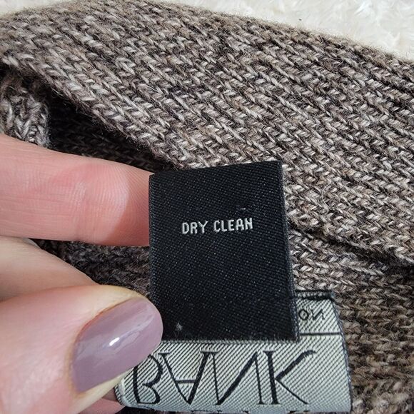 Jos A Bank Wool Blend V-neck Shawl Collar Grandpa Cardigan Suede Elbow Patches L - Picture 4 of 16